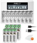 Palo Újratölthető Li-ion akkumulátor, LCD kijelző, USB töltő, 8aa8aaa 1charger