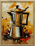  KERET FALI PLAKÁT ARANYÍZÚ KONYHA NAGY 70x100 CM