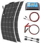  Napelem, hajlékony, vízálló, 200W -os napelemkészlet