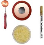  Zsákó viaszpálca, retro kialakítás, átlátszó viaszszemcsék, Gzz1051900109