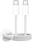 PURO Fabrik 4 100W braided USB-C - USB-C 1m cable - white (PUCCC100WFABK4WHI) - pcone