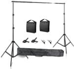  Fotózási háttérállványok, Chromakey Green Screen Support System, Carry Bag, 2000x3000, Frissítse a 2. készletet