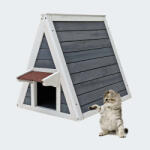  Fa Macskaház - Két Bejárat - 51x50, 5x48, 5cm