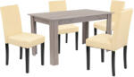 Leziter Leon 4+1 étkező garnitúra yorki tölgy-bézs