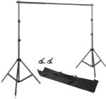  Fotózási háttérállvány, teleszkópos tervezés, stúdiófotó támogatás, 2600x3000, 1. teleszkópos készlet