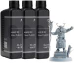 JAMG HE 3D nyomtató fotopolimer gyanta, vízmosható, nagy pontosság, Pala szürke-3 kg