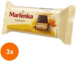 Marlenka Set 3 x Prajitura Snack, cu Miere si Lamaie, Marlenka, 50 g