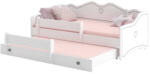 Kobi Emma II franciaágy 160x80 szürke