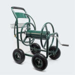  Robusztus Kerti Tömlőkocsi - Pneumatikus Kerekekkel - 70m