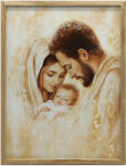  FALI PLAKÁT HOLY FAMILY GOLDEN GLOW 50x70 CM KERET NÉLKÜL