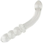 SuperLove Glass Perfect Double G-Spot Dildo Clear Dildo