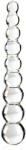 SuperLove Glass Perfect Beads Dildo Clear Dildo