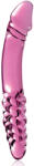 SuperLove Glass Perfect Double Dildo Pink Dildo