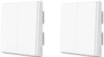 Aqara Intelligens falkapcsoló, Zigbee vezeték nélküli, nincs semleges, 2x d1 nincs semleges 2k