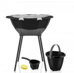 BabyJem Elegáns Csecsemőfürdőkád Szett - Szürke