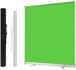  Fotóstúdió zöld képernyő, gyűrődő kialakítás, gyors telepítés, 59 hüvelyk