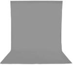  Fotózás háttere, muszlin pamut anyag, Chroma Key kompatibilis, 6000x3000, Szürke