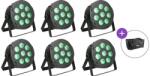 Light4Me TRI PAR 8x9W MKII RGB LED SET LED PAR (TRIPAR8X9WMKII-SET)