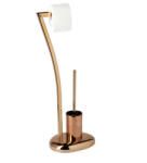  WIMEDO WC-papírtartó és WC-kefe készlet rozsdamentes acél réz 10020412