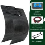  ETFE napelemes panel, 860x660 mm méret, 60A vezérlő opciók, 60A vezérlő 2