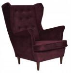  Zoja Scandinavian Family Furniture szárnyas szék epres málnás nappaliban