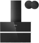 IsEasy Hota Hota Decorativa, 60 cm, 524 m³/h, 3 Trepte + Intensiv, Filtru Aluminiu, Iluminare LED, 68 dB, Inox (54636) Hota