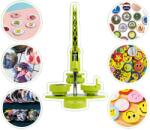  58 mm -es Badge Pin Pin Maker gép, könnyű működés, tartós konstrukció, teljes DIY készlet,