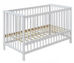 Bobas Fashion Bobas Magda Kiságy - Fenyőfa - 60x120 cm - Fehér