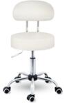  Háttámlás kozmetikai forgószék 8 féle színben - Praxi - Bézs (ABH013)