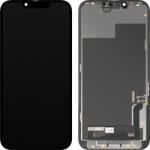 MP Piese si componente Display cu Touchscreen MP compatibil cu Apple iPhone 13, cu Rama, Versiune Soft OLED FHD Diagnostic, Negru (dis/mp/ai13dg/cu/ve/ne) - pcone