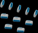 LogiLink USB-C port blokkoló (10x zár) (AU0053)