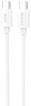 Dudao L4C USB-C / USB-C 30 W-os kábel 1, 2 m - fehér