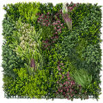  GreenWall Panel oldalfalra - 1 méter x 1 méteres zöldfal - mesterséges növényfal (Oasis-1) (18190A)