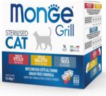 Monge Grill Multibox Steril borjú-kakas-pisztráng 12x85g