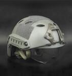 DRAGOWA Tactical Gyors PJ taktikai sisak szemüveggel Bolt, szürke (tanúsítvány nélkül)