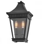 Hinkley Aplică Chapel HK-CHAPEL-HILL7-MB, aluminiu negru, H37, 4cm, 2xE14, IP44 (HK-CHAPEL-HILL7-MB)