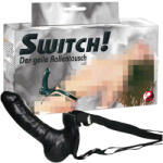 You2Toys Switch - dildo cu ham din latex (negru)