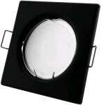 Avide GU10 Keret Négyzetes Fekete (ABGU10F-S-B) (ABGU10F-S-B)