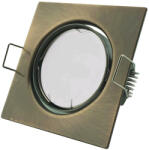 Avide GU10 Keret Négyzetes Forgatható Réz (ABGU10F-SS-CO) (ABGU10F-SS-CO)