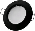 Avide GU10 Keret Domború Fekete (ABGU10F-C-B) (ABGU10F-C-B)