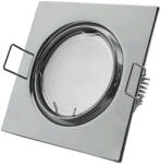 Avide GU10 Keret Négyzetes Forgatható Króm (ABGU10F-SS-CH) (ABGU10F-SS-CH)