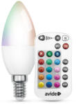 Avide Smart LED Candle 4.9W RGB+W 2700K IR Távirányítóval (ASC14RGBW-4.9W-RC) (ASC14RGBW-4.9W-RC)