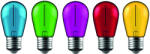 Avide Dekor LED Filament fényforrás 1W E27 (Zöld/Kék/Sárga/Piros/Lila) (ABDLS44F-1W-B5) (ABDLS44F-1W-B5)