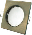 Avide GU10 Keret Négyzetes Réz (ABGU10F-S-CO) (ABGU10F-S-CO)