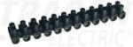TRACON SF10A-U Flexibilis sorozatkapocs, U profil, 12 tag, fekete (SF10A-U)