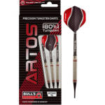 BULL'S Darts dart szett Bull's Artos AR3 soft 18gr 80% gravírozott