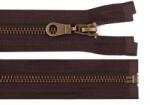 Fashion Fém fogú, bontható, spirálcipzár kabátokba, 70cm, 280235, csokolábébarna