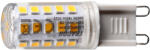 TRACON LG9PC2, 5W LED G9 fényforrás műanyag házban230 V, 50 Hz, G9, 2 W, 180 lm, 3000 K, 300°, EEI=F (LG9PC2-5W)
