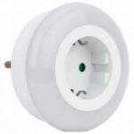 GAO 337173 Irányfény LED, alkonykapcsolóval és dugaszolóaljzattal, 3 LED, 1W, alkonykapcsolóval, automatikus ki (337173)