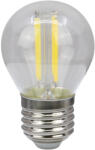 TRACON FILG454WW COG LED gömb fényforrás, átlátszó230 VAC, E27, 4W, 470 lm, G45, 2700K, EEI=E (FILG454WW)